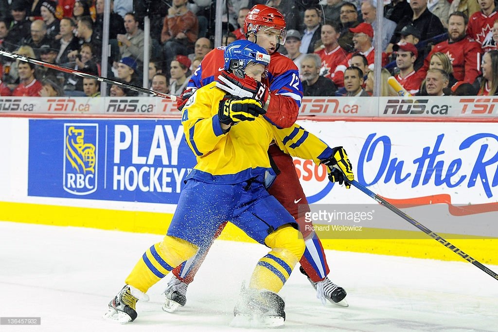 Sweden vs. Russia World Junior Hockey Champs
