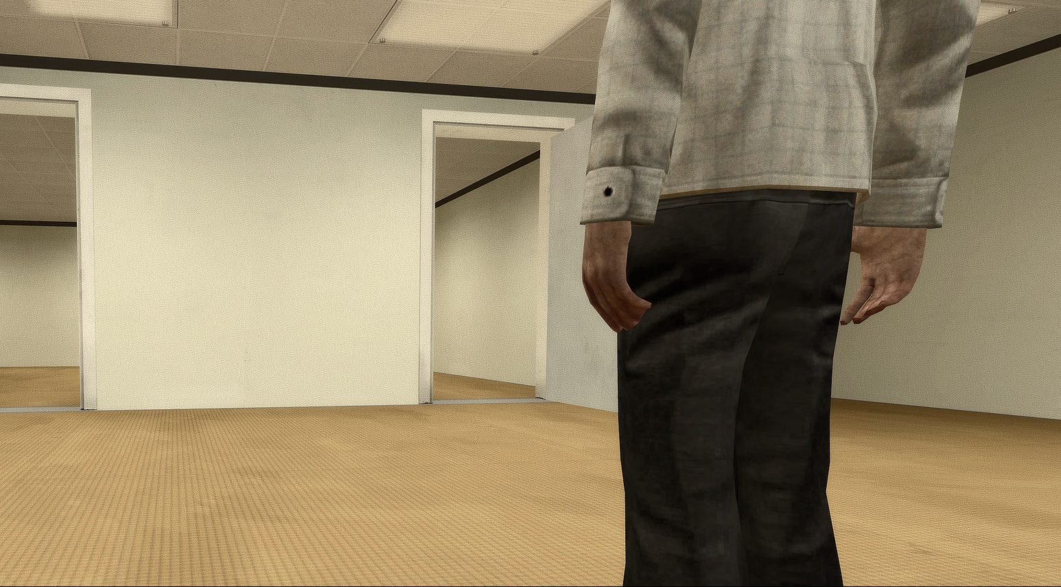 Screen shot from Stanley Parable video game.